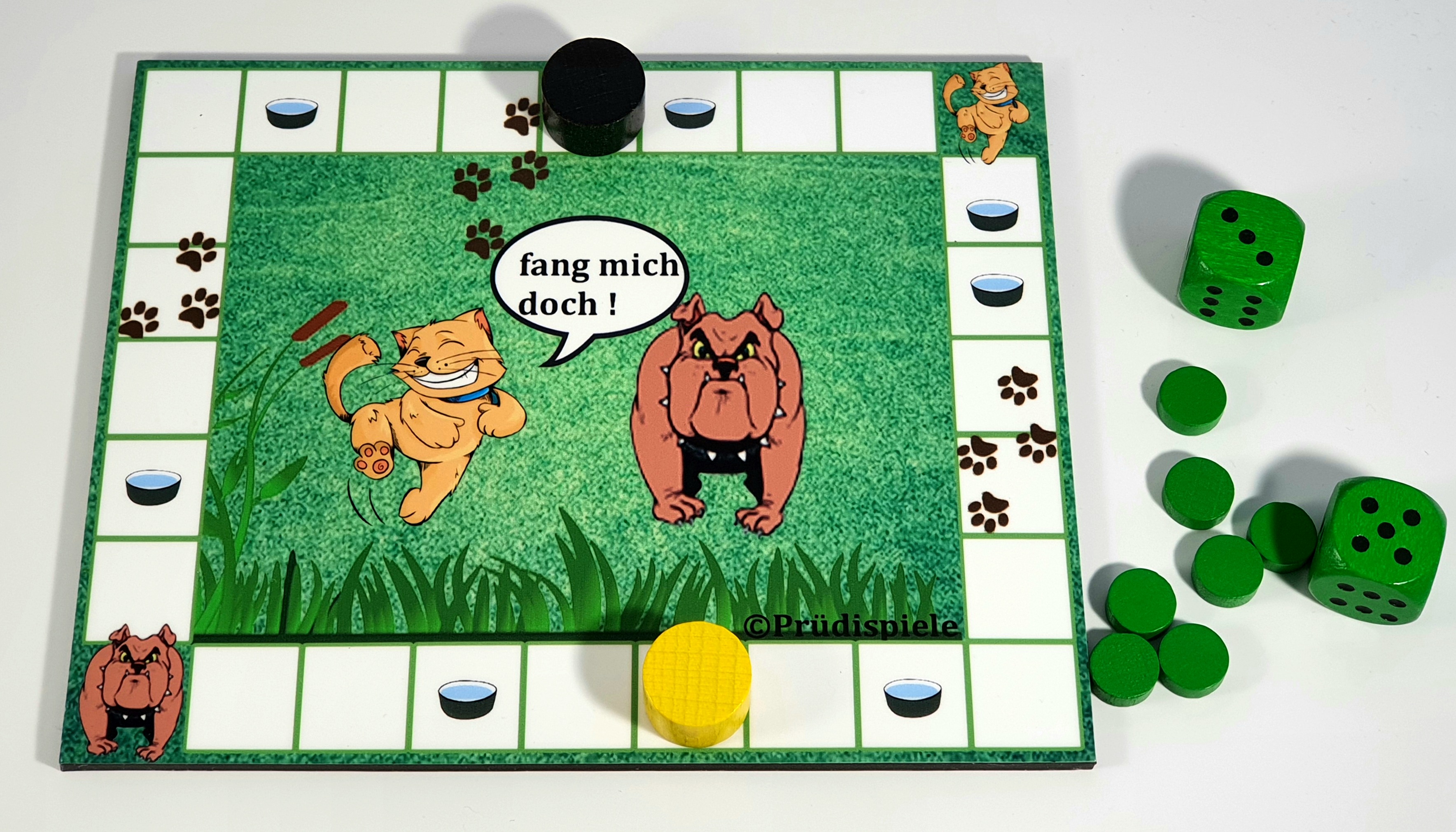 "Hund- Katze- Aus" das Kinder- Einsteigerspiel