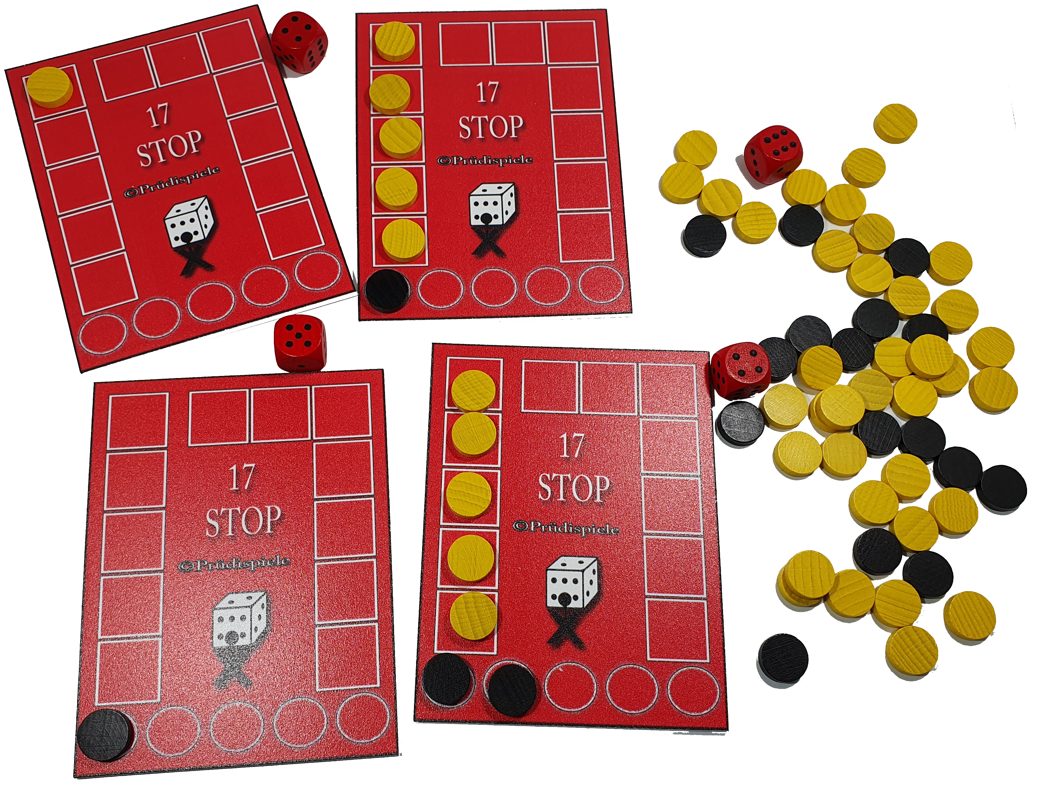 "17 STOP" das Unterhaltungsspiel/ Zockerspiel      