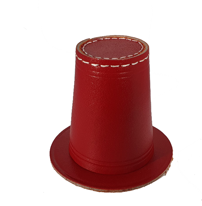 Würfelbecher mit Pad in verschiedene Farben