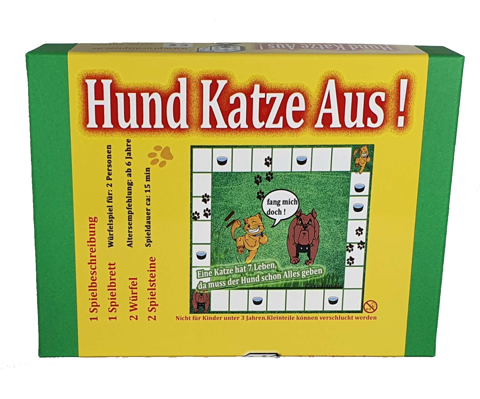 "Hund- Katze- Aus" das Kinder- Einsteigerspiel