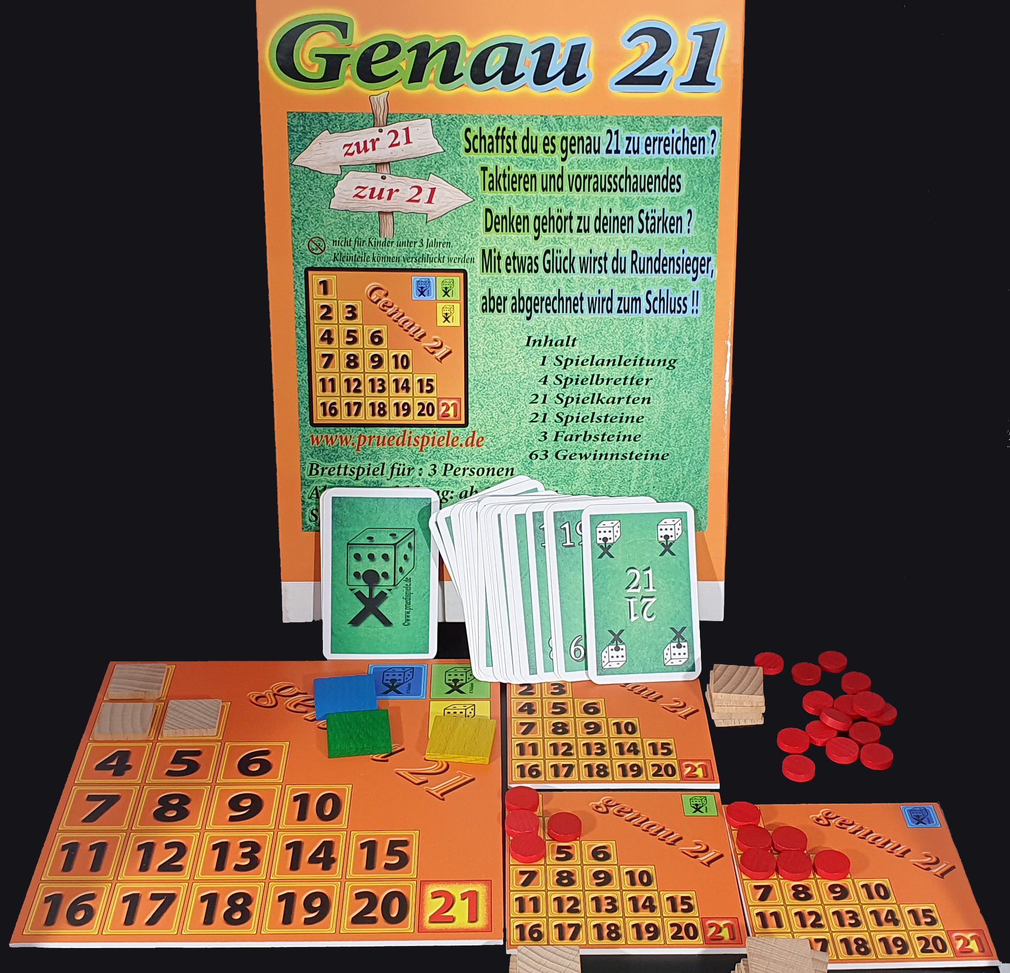 "Genau 21" das Konfliktspiel